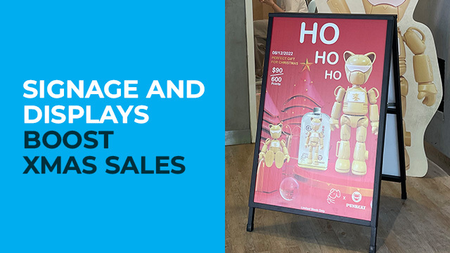 How Investing in Signage and Displays Boosts Christmas Spirit and Sales