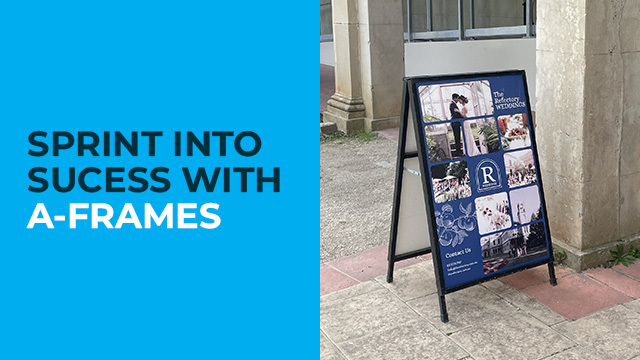 Spring into Success with A-Frames for Your Business Brand Awareness