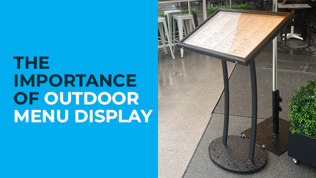 The Importance of Outdoor Menu Displays for Restaurants